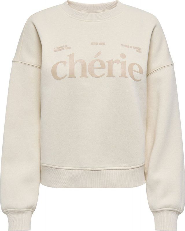 ONLY - ONLBEST PRINT CREW NECK SWT - Dames - Sweater