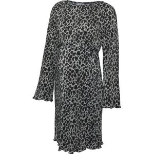 Mlaura - Zwangerschapsjurk - Geplooide Jurk - Inclusief Riem