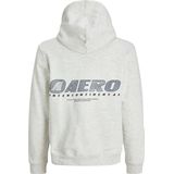 Jack & Jones - JCOTIER PRINT SWEAT HOOD - Hoodie - White melange