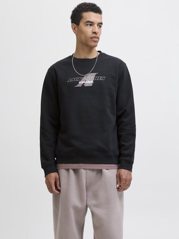 Jack & Jones - JCOTIER - Sweatshirt - Zwart - Polyester