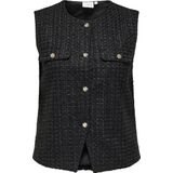 ONLY CARMAKOMA - CARSHONA LIFE S/L BOUCLE WAISTCOAT - Dames - Vesten Maat 46