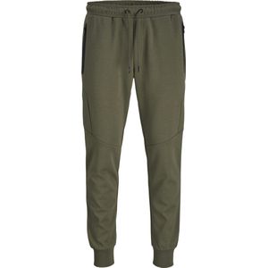 Jack en Jones - Joggingbroek - Army - Polyester/Katoen