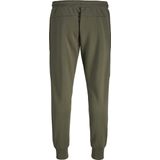 Sport - Slim Fit Joggingbroek - Zwart - 58% Polyester 42% Katoen