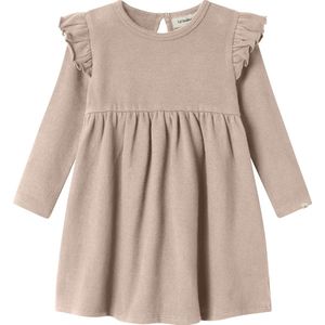 LIL' ATELIER - MINI Jurk - Lichtroze - Katoen met Elastaan - Midi-lengte