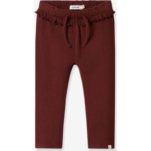 Broek - Regular Fit - Jersey - Verstelbare Taille - Ruches