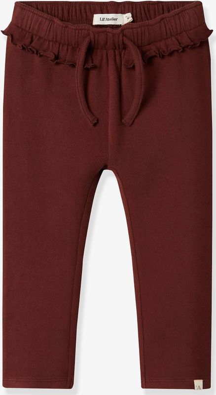 Broek - Regular Fit - Jersey - Verstelbare Taille - Ruches