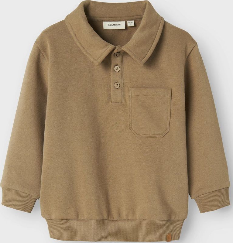 Sweatshirt - Loose Fit - Zacht - Lange Mouwen - Knoopsluiting - Borstzak