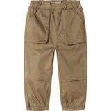 Jeans - Regular Fit Broek - Geweven Stof - Verstelbare Taille - Zijden Zakken