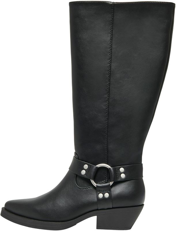 Onlbronco - Laarzen - Lange Schacht - Zwart - Ritssluiting