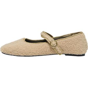 ONLY - ONLHarley - Ballerina - Crème - Met Riempjes