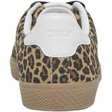 ONLY SHOES - Retro Sneakers - Kastanje Kleur - Polyurethaan Materiaal