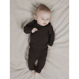 Ribgebreid Romper - Body - Lange Mouwen - Drukknoopsluiting