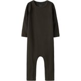 Ribgebreid Romper - Body - Lange Mouwen - Drukknoopsluiting