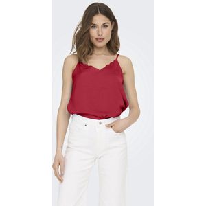 ONLY - ONLDEBBIE - Top - Rood - Spaghettibandjes