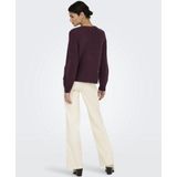 Only - ONLMILOUZ - Gebreide Trui - Decadent Chocolate - Lange Mouwen