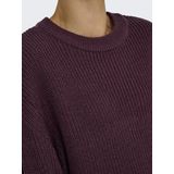 Only - ONLMILOUZ - Gebreide Trui - Decadent Chocolate - Lange Mouwen