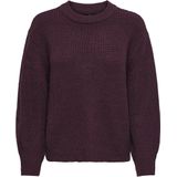 Only - ONLMILOUZ - Gebreide Trui - Decadent Chocolate - Lange Mouwen