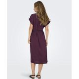 Onlhannover - S/S Shirt Dress - Winetasting - Katoen