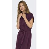 Onlhannover - S/S Shirt Dress - Winetasting - Katoen