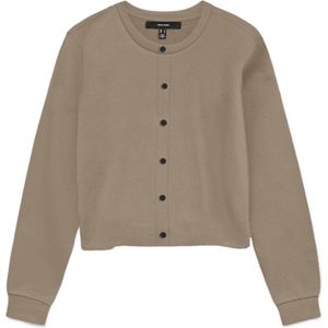 Vmvicky - Gebreid Vest - O-hals - Lange Mouwen - Regular Fit