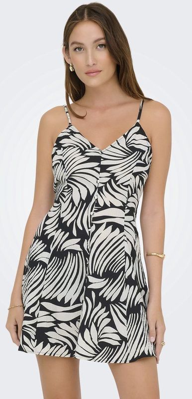 ONLY Zomerjurk 'ONLKasina'  beige / antraciet
