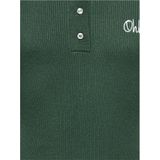 KIDS ONLY - Polo - Donkergroen - Rib Gebreid