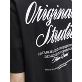 Jack & Jones - T-shirt - Zwart - Katoen - Regular Fit