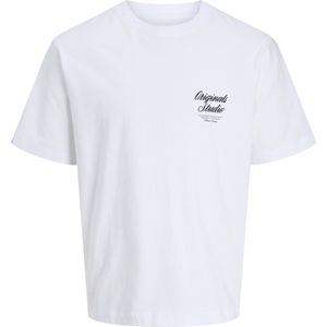 Jack & Jones - JORNORREBRO TYPO TEE SS CREW NECK NOOS - Shirt - Bright white - Korte Mouwen