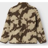 NAME IT - NKMOZIAS - Gebreid Vest - Bruin - Met Ritssluiting