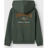 Name it - Newi - Hoodie - Groen - 100% Katoen - Lange Mouwen