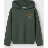Name it - Newi - Hoodie - Groen - 100% Katoen - Lange Mouwen
