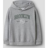 Name it - Newi - Hoodie - Licht Grijs - Maat 128/8J