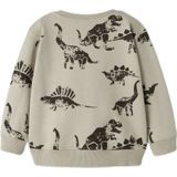Dinosaurus - Sweatshirt - Geborstelde Sweatstof - Ronde Hals - Lange Mouwen