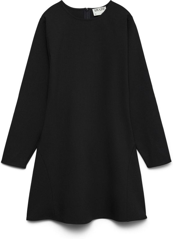 Awtenora - Korte Jurk - O-hals - Lange Mouwen - Regular Fit