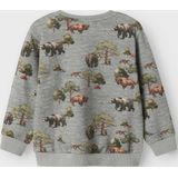 Sweatshirt - Regular Fit - Geborstelde Sweatstof - Lange Mouwen - Ronde Hals