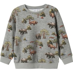 Sweatshirt - Regular Fit - Geborstelde Sweatstof - Lange Mouwen - Ronde Hals