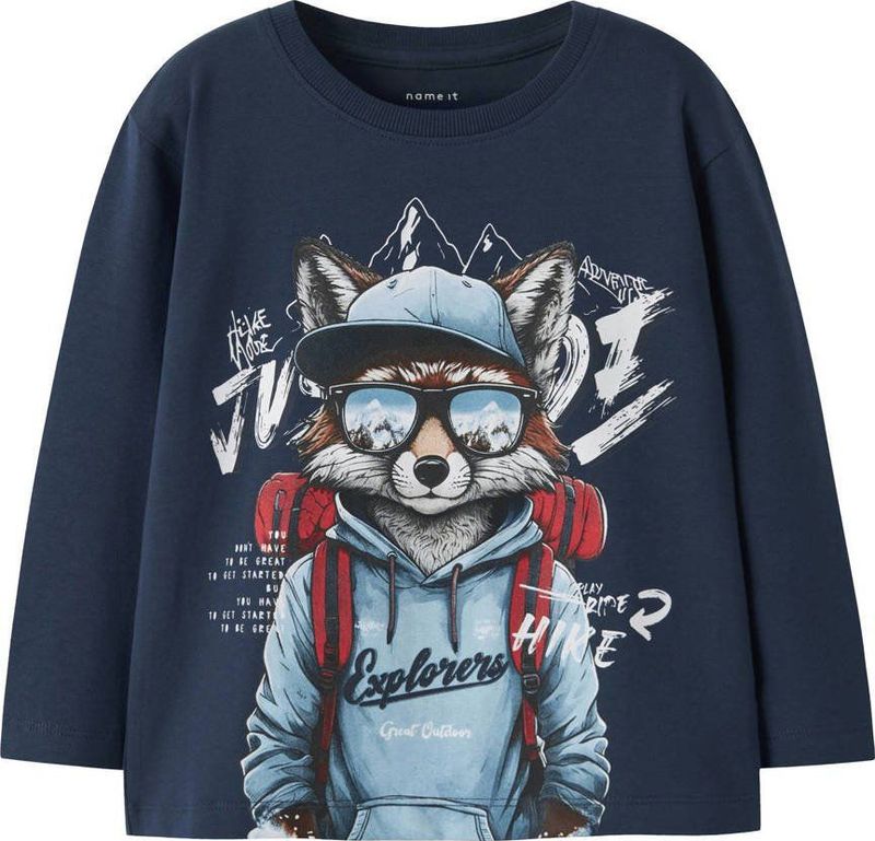 Top - Regular Fit - Lange Mouwen - Fotoprint