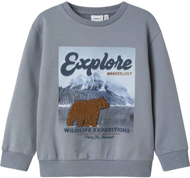 NAME IT - MINI - Sweater - Met Ronde Hals - Lange Mouwen