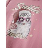 NAME IT Sweatshirt 'NMMHAKKI'  grijs / oranje / wit