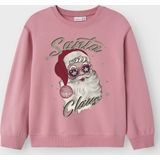 NAME IT Sweatshirt 'NMMHAKKI'  grijs / oranje / wit