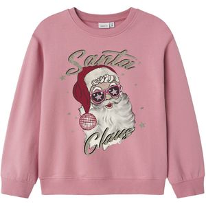 NAME IT Sweatshirt 'NMMHAKKI'  grijs / oranje / wit