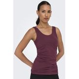 Black - Tanktop - Zonder Kraag - Mouwloos - Rechte Boord