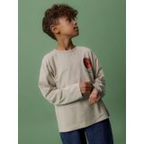 NAME IT - NKMLAYTON - T-shirt - Taupe - Oranje - Zwart