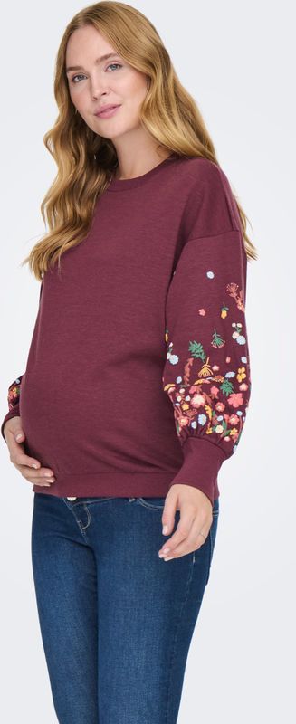 Olmbrooke - Sweatshirt - Zacht - Lange Mouwen - O-hals - Geborduurd Detail - Regular Fit