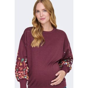 Olmbrooke - Sweatshirt - Zacht - O-hals - Lange Mouwen - Geborduurd Detail - Regular Fit