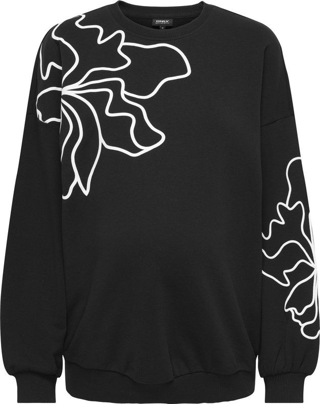 Olmodessa - Sweatshirt - Katoen - O-hals - Korte Mouwen - Bedrukt Detail