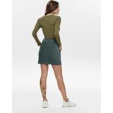 Strepen - Minirok - Effen - Corduroy - Aansluitende Pasvorm