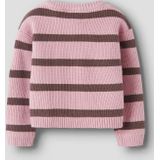 Gebreide Trui - Gestreept - Ronde Hals - Lange Mouwen - Regular Fit