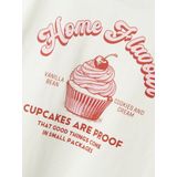 Biologisch Katoen T-shirt - Geborduurd - Korte Mouwen - Regular Fit