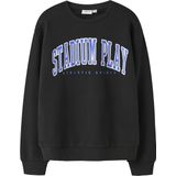 Sweatshirt - Regular Fit - Lange Mouwen - Ronde Hals - Rubberprint